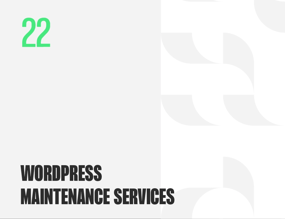 WordPress Website Maintenance Services